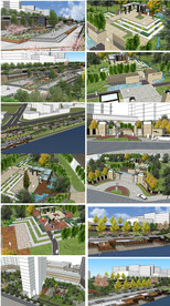 景观园林SU模型