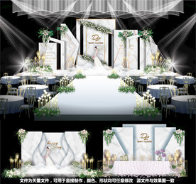 婚礼设计大理石婚礼