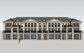 联排别墅SU模型