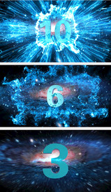 蓝色星空10秒倒计时