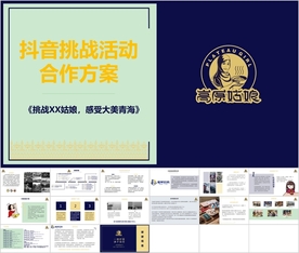 抖音活动策划方案PPT