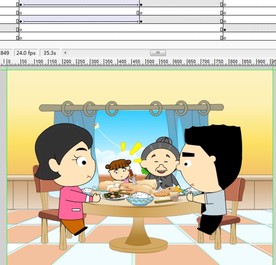 感恩父母动画寸草春晖64秒动画