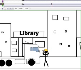 火柴人和城市变化115秒