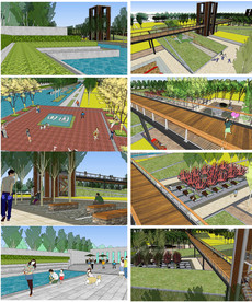 走廊栈道观景平台