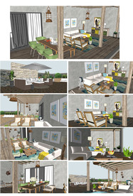 民宿设计SU模型