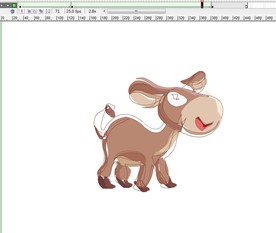 L字母形状补间动画变化为驴3秒