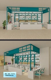 商场小店美容皮肤护理店面设计