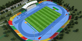 体育馆塑胶跑道图