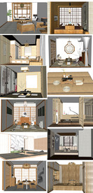 日式茶室榻榻米