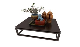 中式花瓶家具3d模型