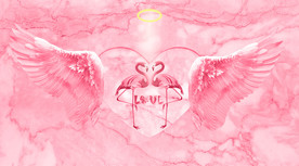 网红翅膀背景墙