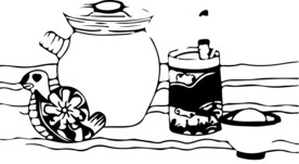 静物速写高清矢量图素材