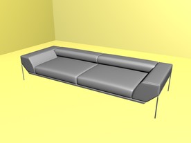 室内模型 沙发模型 欧式客厅