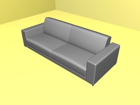 室内模型 沙发模型 欧式客厅