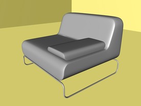 室内模型 沙发模型 欧式客厅