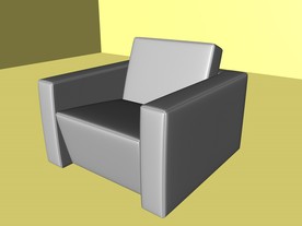 室内模型 沙发模型 欧式客厅