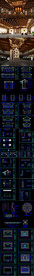 全套藏经楼CAD施工图 效果图