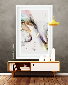 无框画 有框画 新中式装饰画