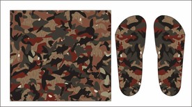 鞋子印花迷彩