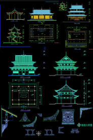 大雄宝殿建筑图纸