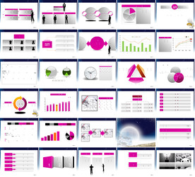 通用缤纷彩色PPT大气模板