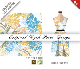 矢量抽象扶桑四方连续