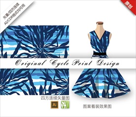 矢量抽象条纹四方连续