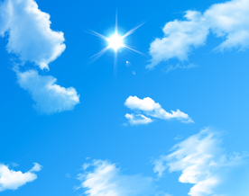 蓝天白云