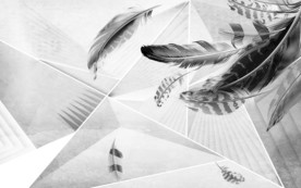 灰色装饰画 TIF分层