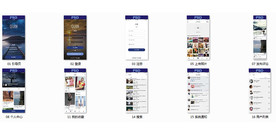 中文旅游旅行APP界面