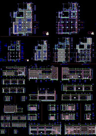 酒店接待大堂施工图
