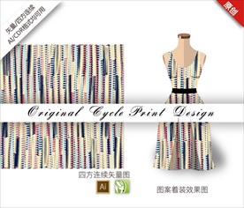 矢量抽象几何四方连续