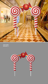 圣诞节创意拱门 矢量拱门