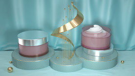 C4D化妆品场景搭建