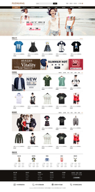 综合服饰网站首页 商城