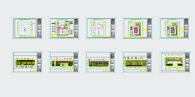 卤味火锅店施工图
