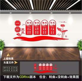 一训三风文化墙