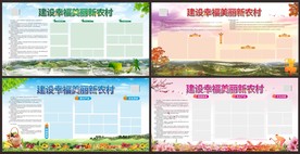 新农村展板