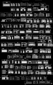 室内实木墙板图库