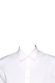 白衬衫女生证件照模板