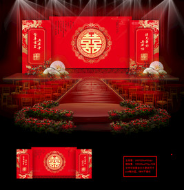 红色中式婚礼