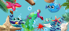 卡通海底世界