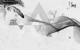 立体欧式画 TIF分层 背景墙