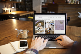 电脑办公场景样机