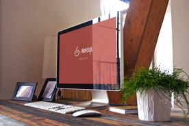 电脑办公场景样机