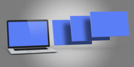 电脑屏幕展示样机