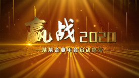 五手掌年会启动仪式AE模板