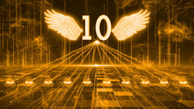 金色10手掌启动仪式AE模板