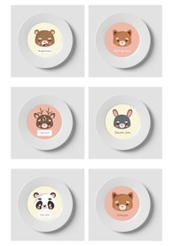 儿童餐具图案设计