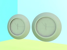 钟表素材模型 时尚挂钟 C4D